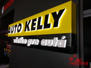 reklama pre sieť predajní a servisov Auto Kelly